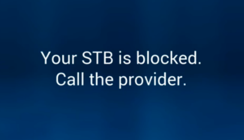 stv is blocked