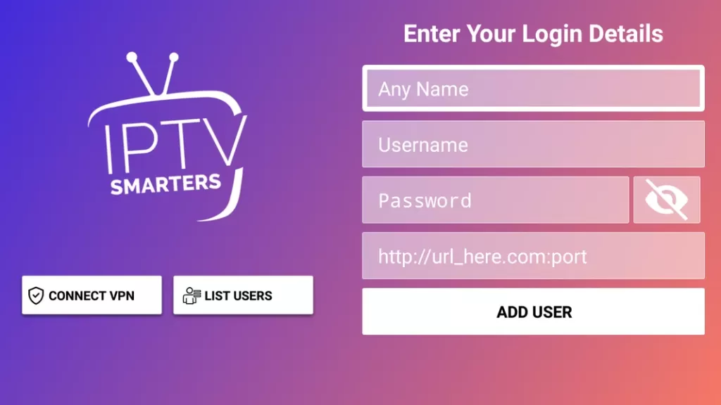 iptv smarters pro login