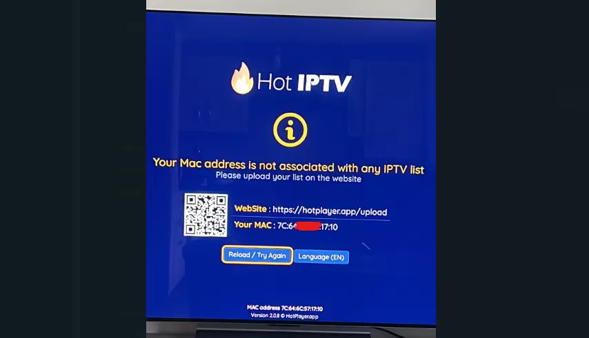 hot iptv mac