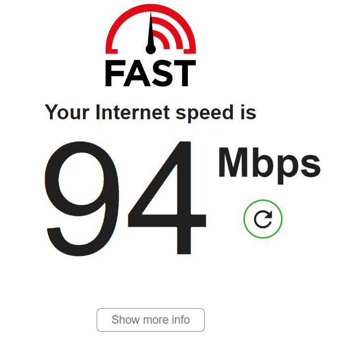internet speed