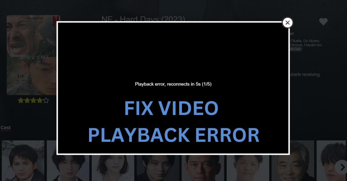 How To Fix Playback Error On IPTV Smarters